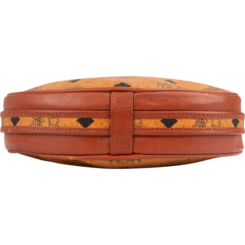 MCM Monogram Visetos Tambourine Crossbody Bag