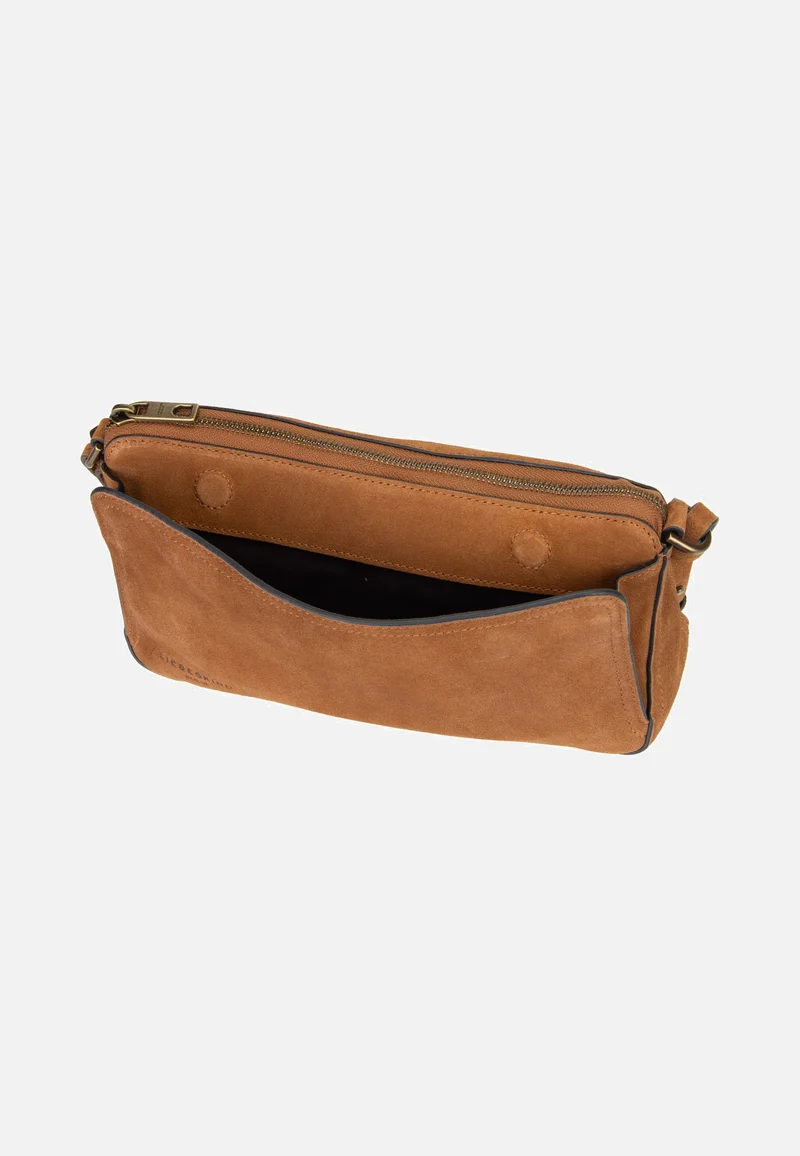 Clarice II Crossbody M Hydro Suede Brown - Crossbody Bag