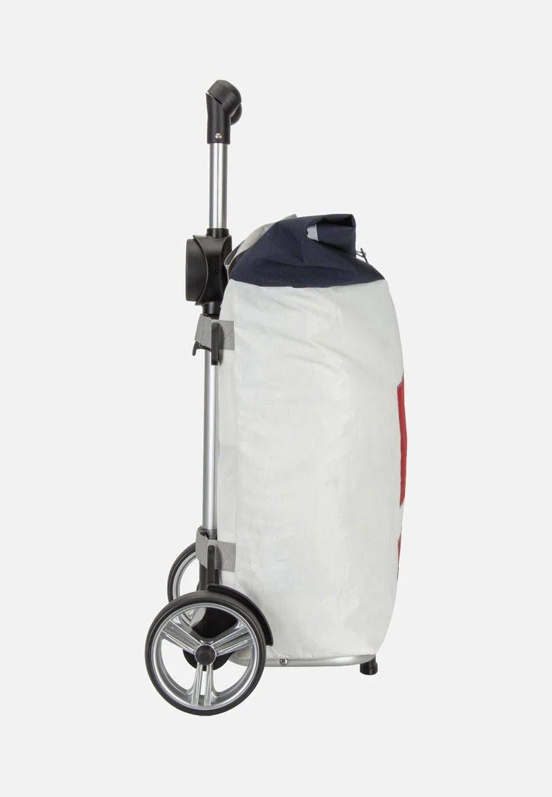 Steg Weiss/Navy/Zahl 5 Rot - Einkaufstrolley