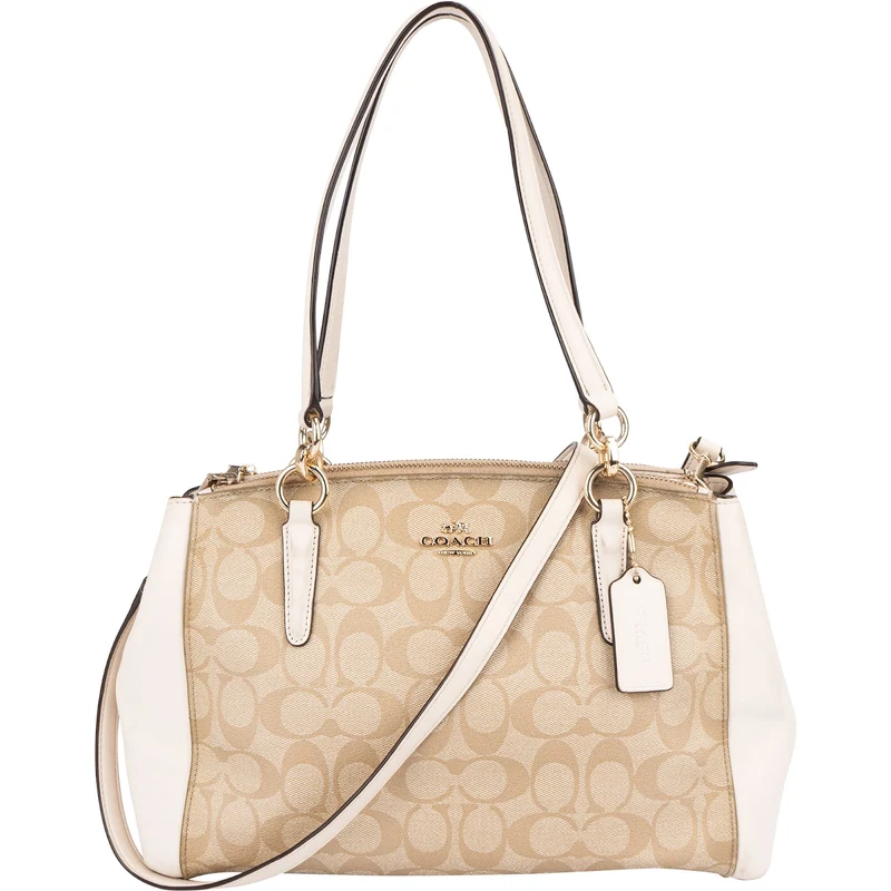 Coach Monogram Signature Christie Carryall Satchel Shoulder Bag