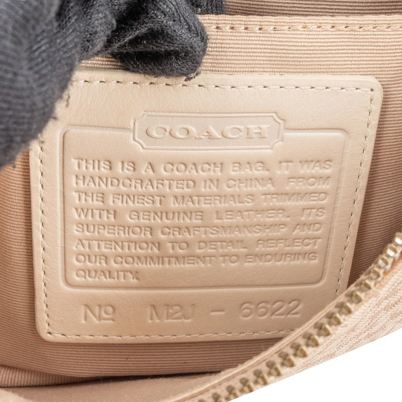 Coach Mini Signature Monogram Pochette Handbag