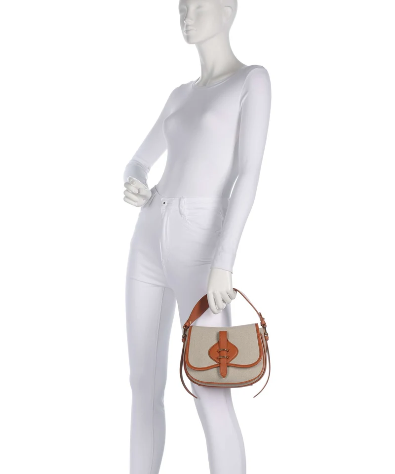 Coccinelle Mavery Canvas Handtasche natural/crab