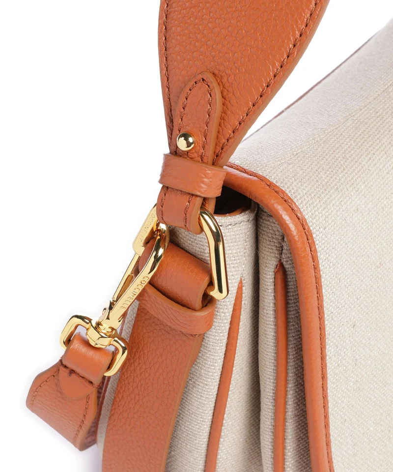 Coccinelle Mavery Canvas Handtasche natural/crab