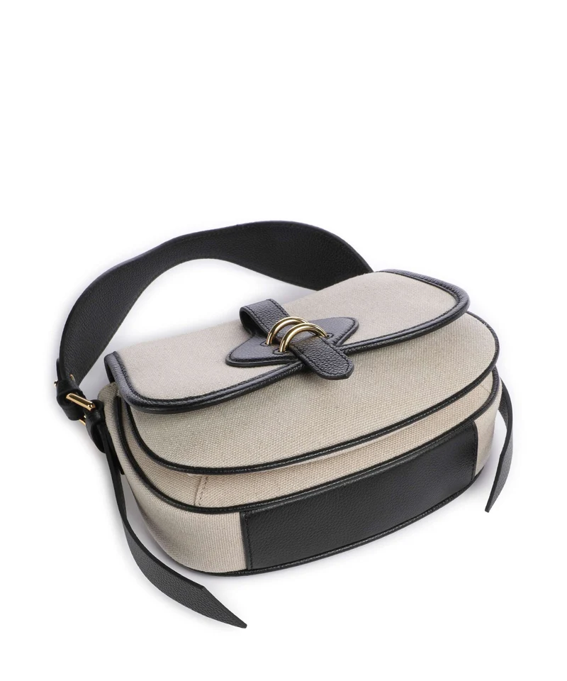 Coccinelle Mavery Canvas Handtasche natural/noir