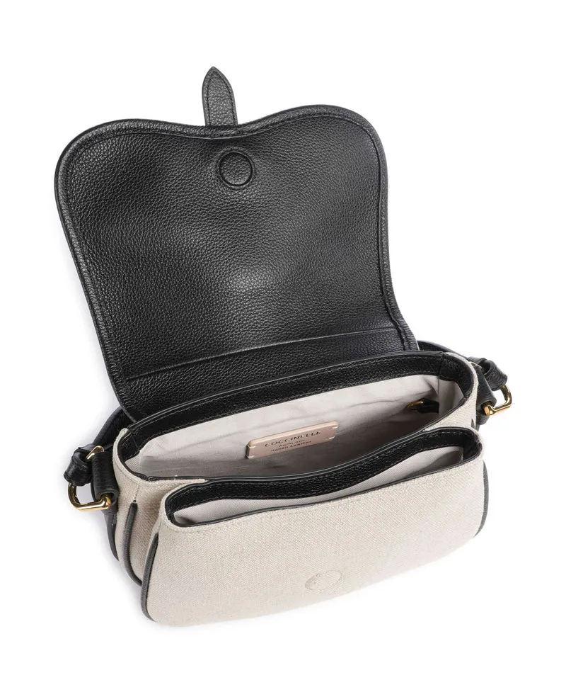 Coccinelle Mavery Canvas Handtasche natural/noir