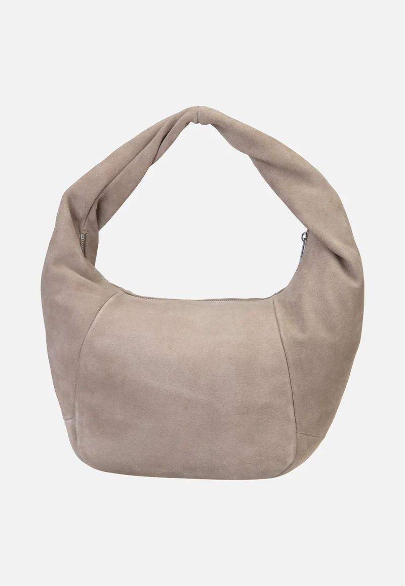 Farrah II Hobo M Hydro Suede Neutral Grey - Hobo Bag