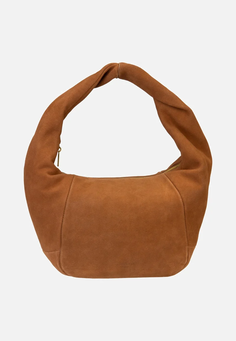 Farrah II Hobo M Hydro Suede Brown - Hobo Bag