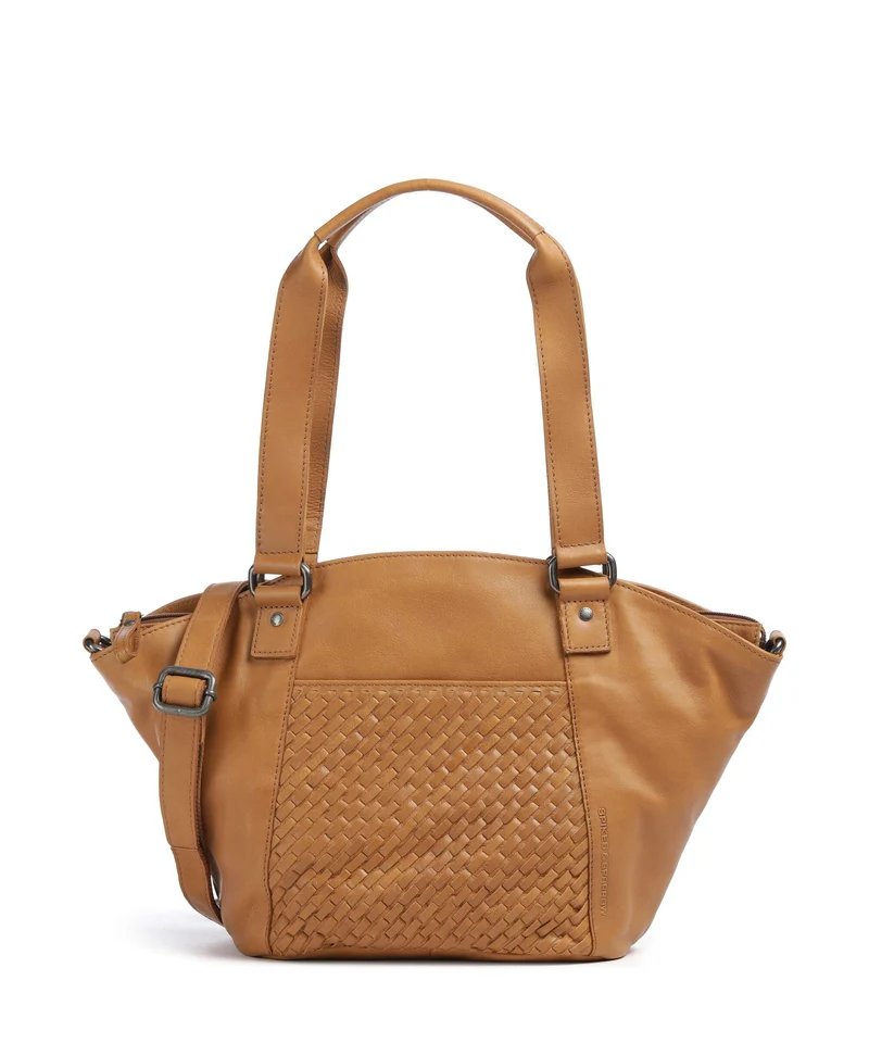 Spikes & Sparrow Woven Patty Shopper tan