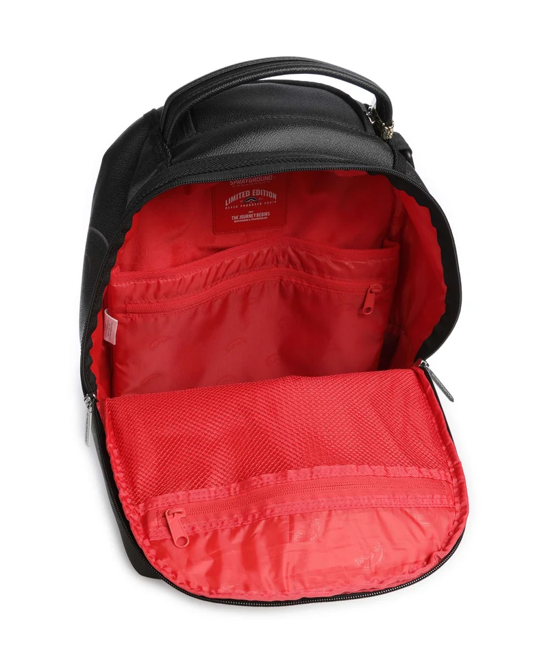 Sprayground Printed Hanging Stuff Rucksack black
