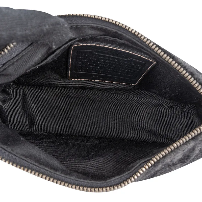 Coach Monogram Wool Optic Signature Demi Pochette Handbag