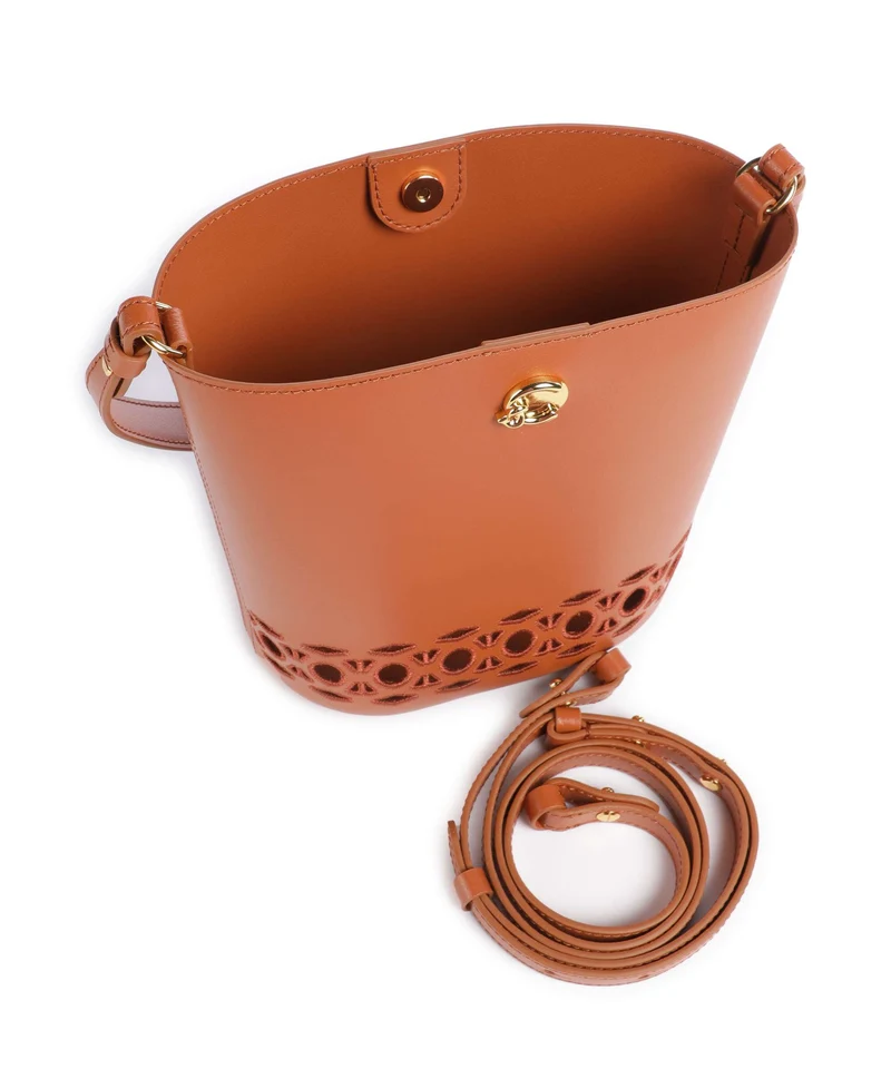 Coccinelle Nikla Monogram Sangallo Bucket Handtasche crab