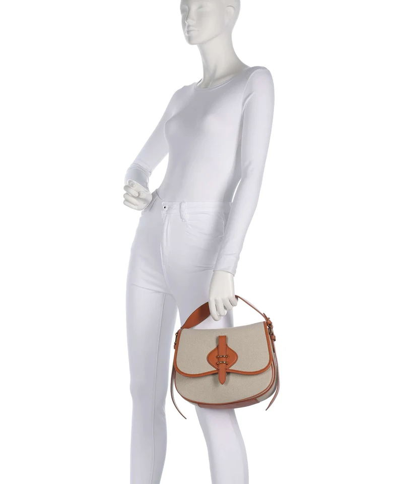 Coccinelle Mavery Canvas Handtasche natural/crab