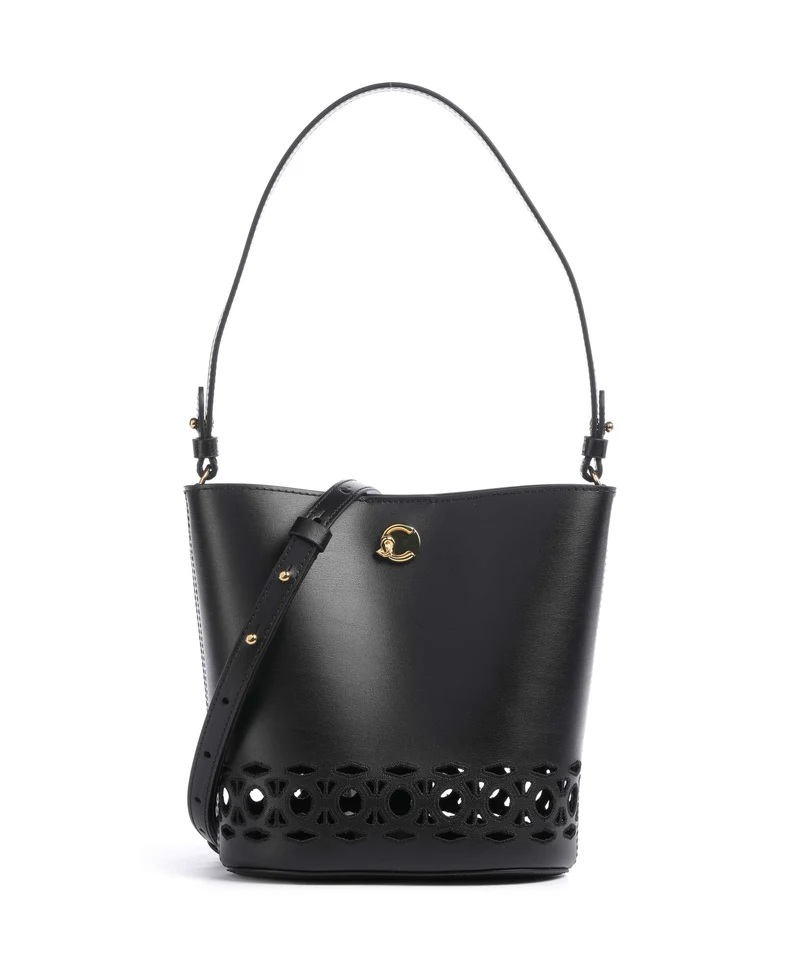 Coccinelle Nikla Monogram Sangallo Bucket Handtasche noir