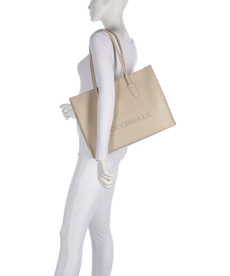Coccinelle Myrtha Shopper sandshell