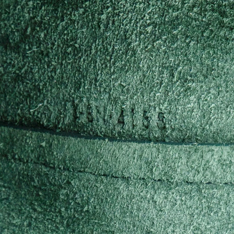 Celine Dark Green Grained Calfskin Nano Belt Handbag