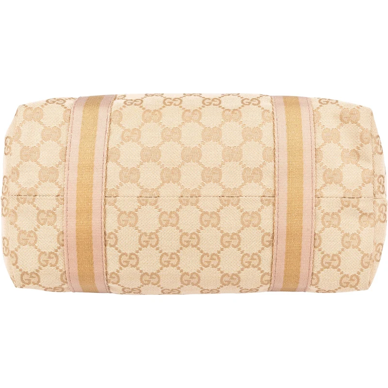 Gucci Monogram GG Canvas Jolicoeur Tote Shoulder Bag