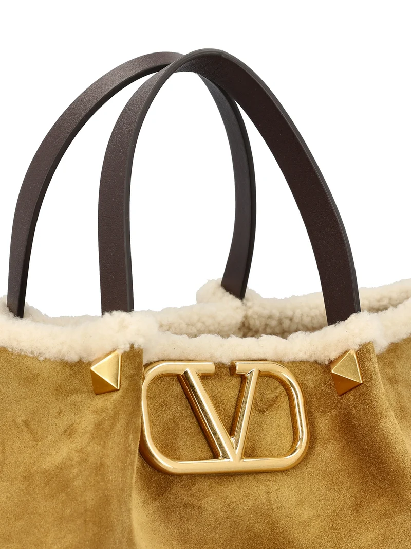 VALENTINO GARAVANI Borsa Shopping Media Valentino Garavani In Suede