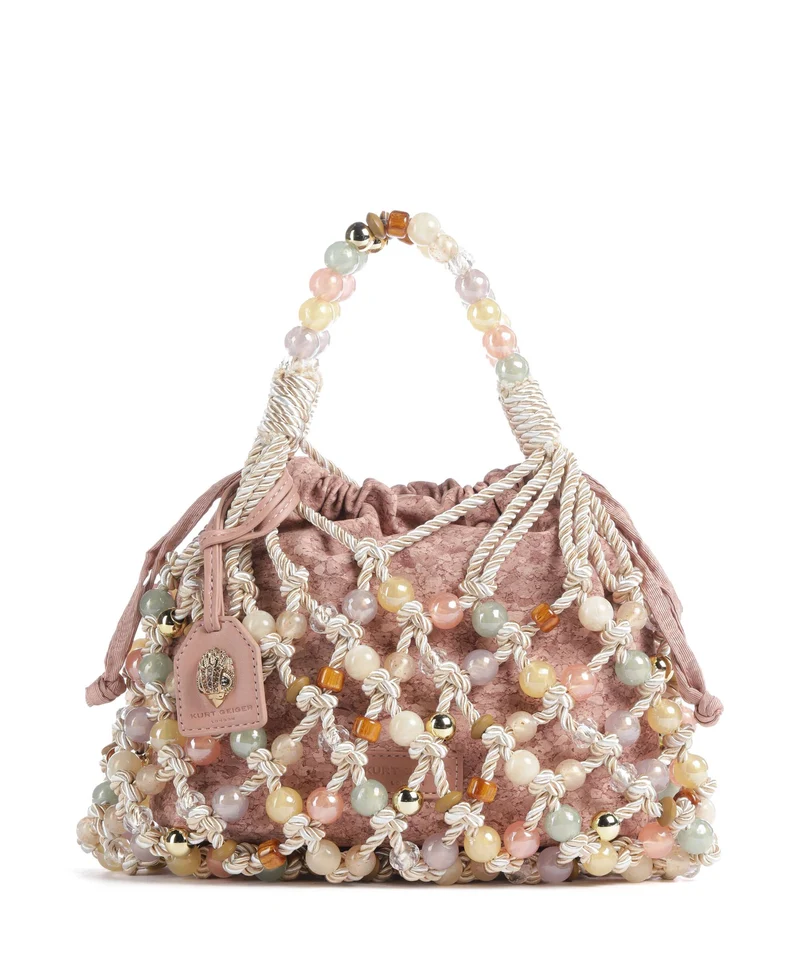 Kurt Geiger Macrame Handtasche cream
