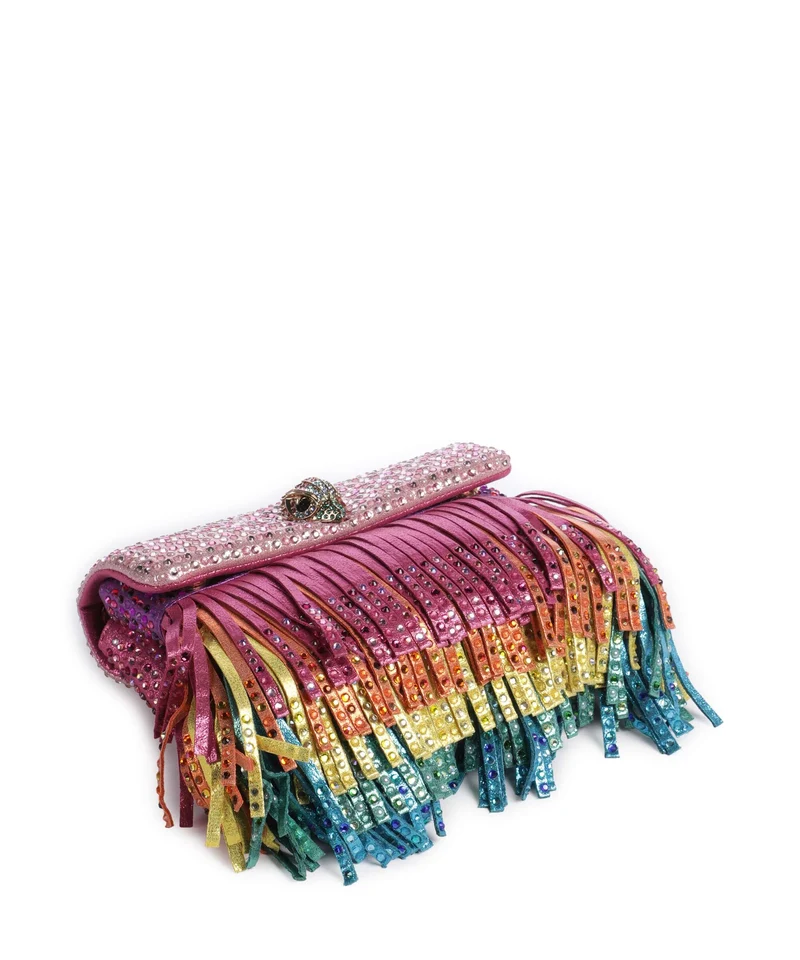 Kurt Geiger Kensington Mini Fringe Schultertasche multi