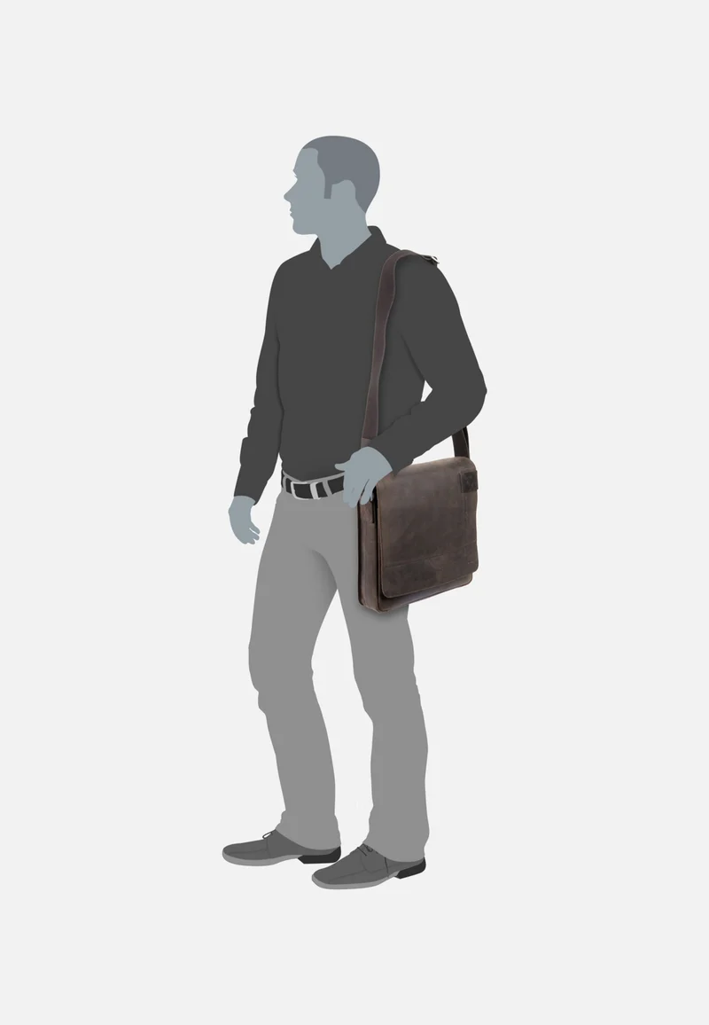Richmond Messenger MV Dark Brown - Crossbody Bag