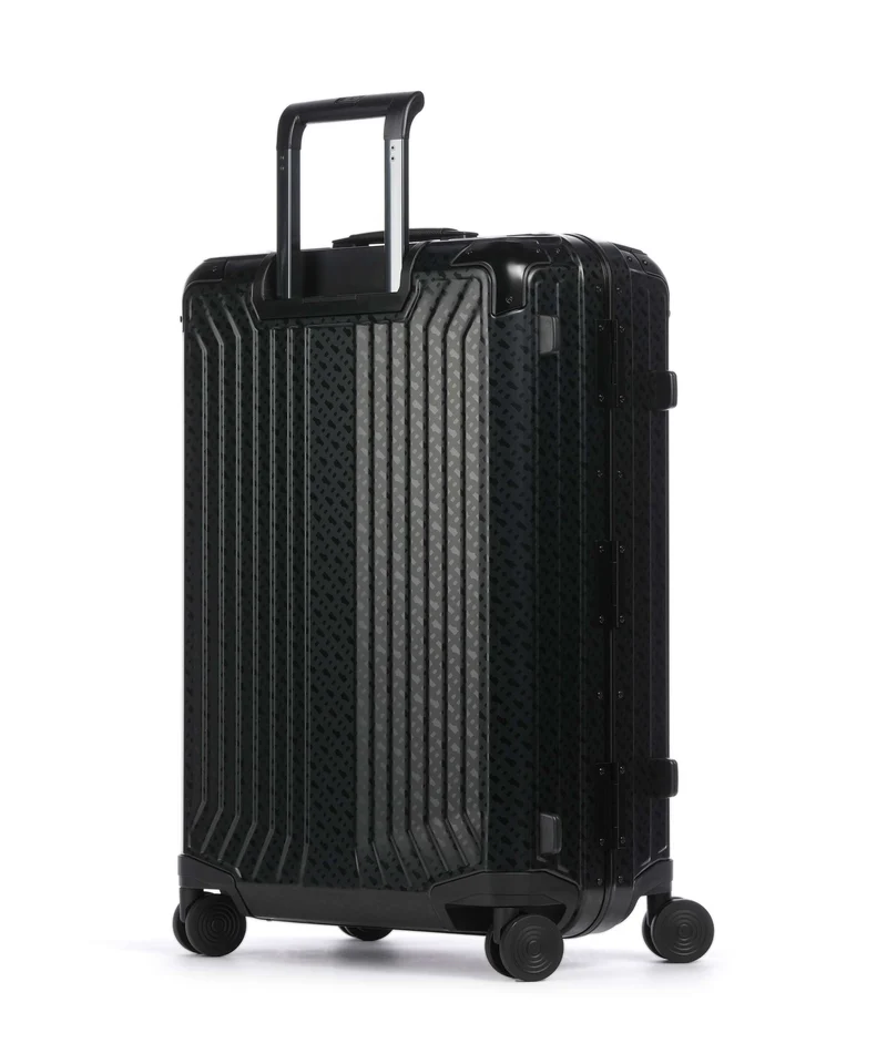 Samsonite Lite-Box Alu Boss Edition 4-Rollen Trolley graphite monogram