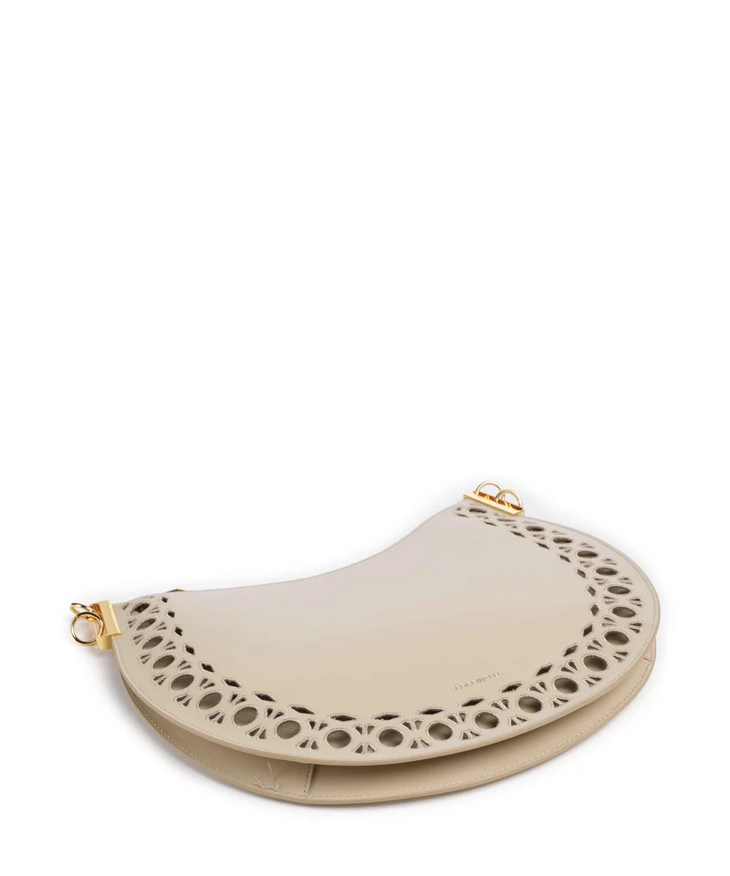 Coccinelle Sunup Monogram Sangallo Beuteltasche sandshell
