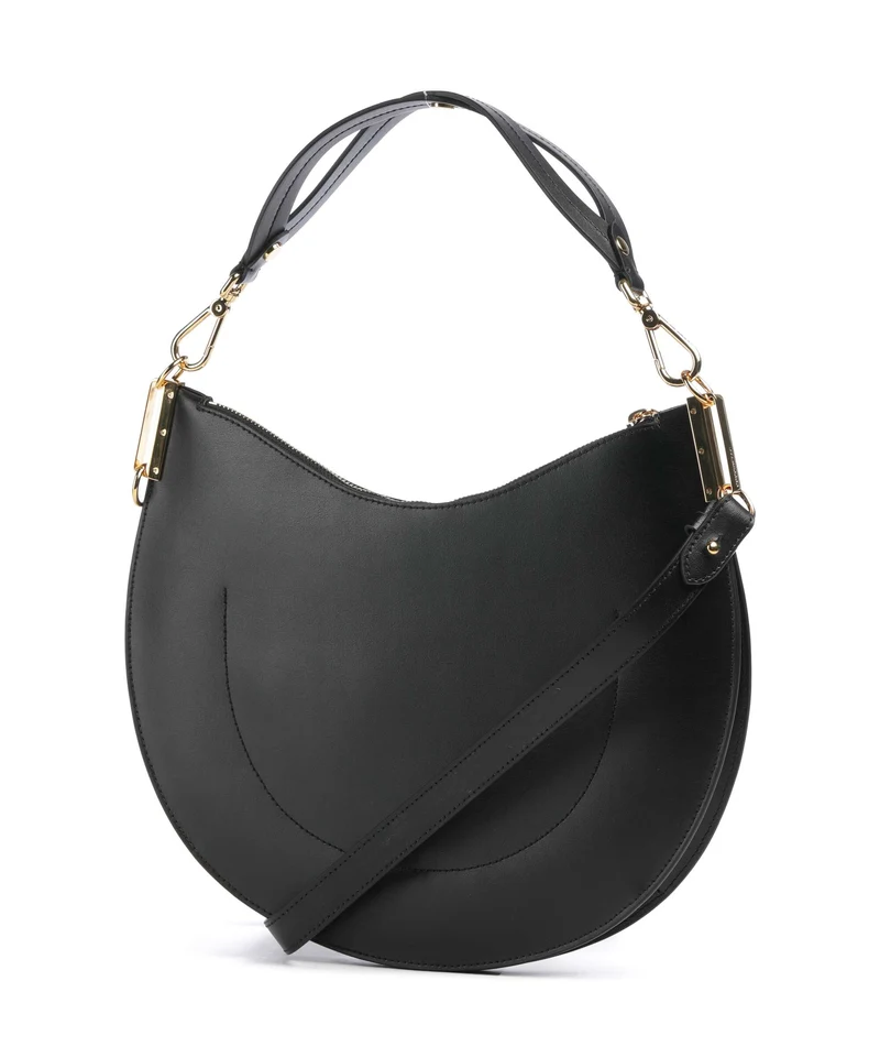 Coccinelle Sunup Monogram Sangallo Beuteltasche noir
