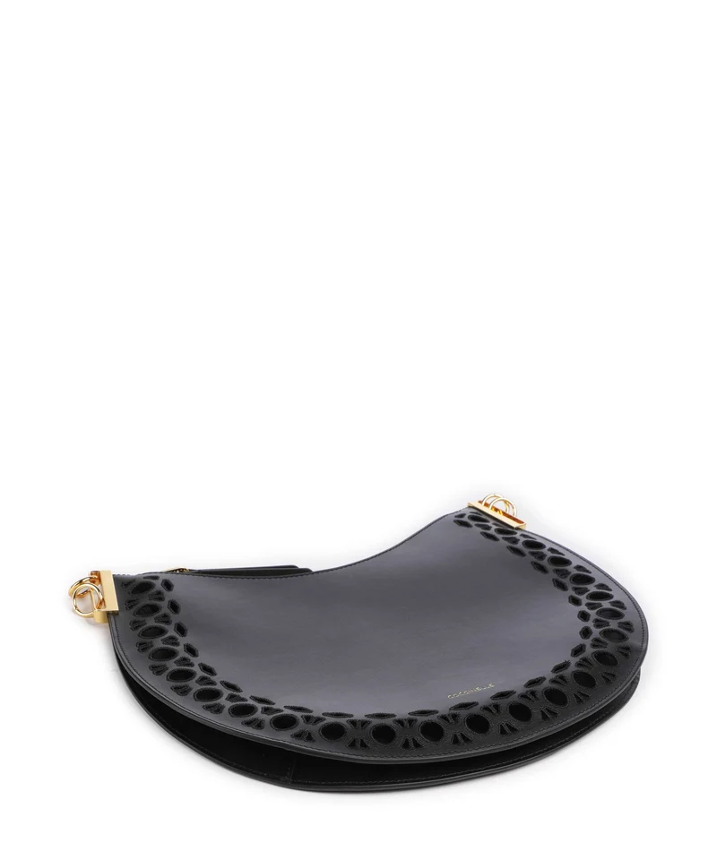 Coccinelle Sunup Monogram Sangallo Beuteltasche noir