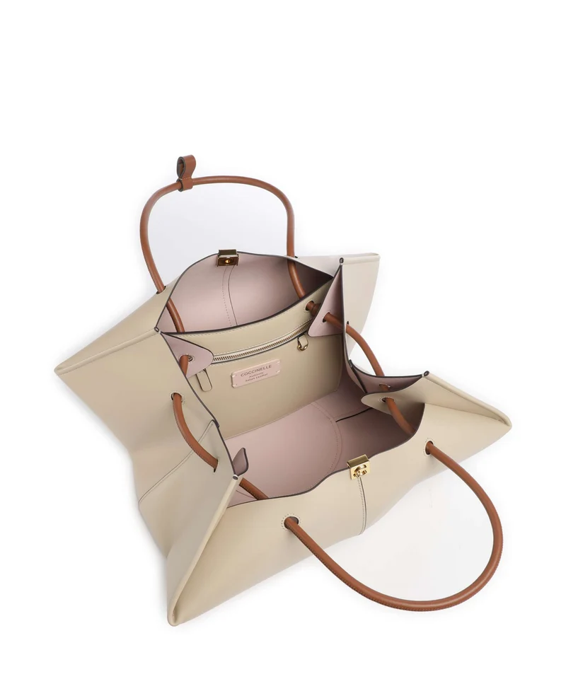 Coccinelle Kamy Schultertasche sandshell/cognac