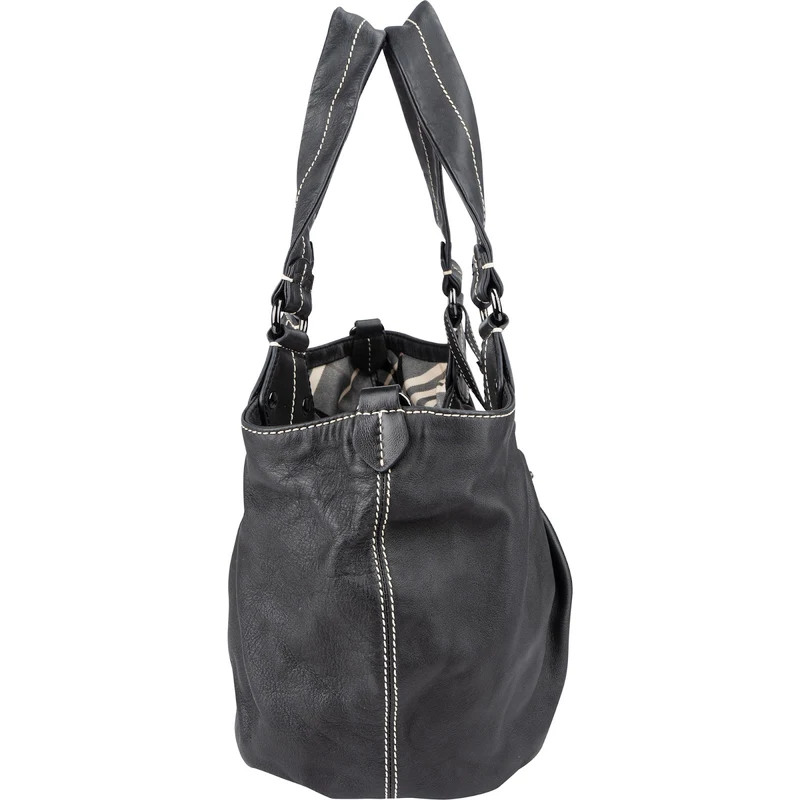 Burberry Blue Label Calfskin Reversible Hobo Shoulder Bag