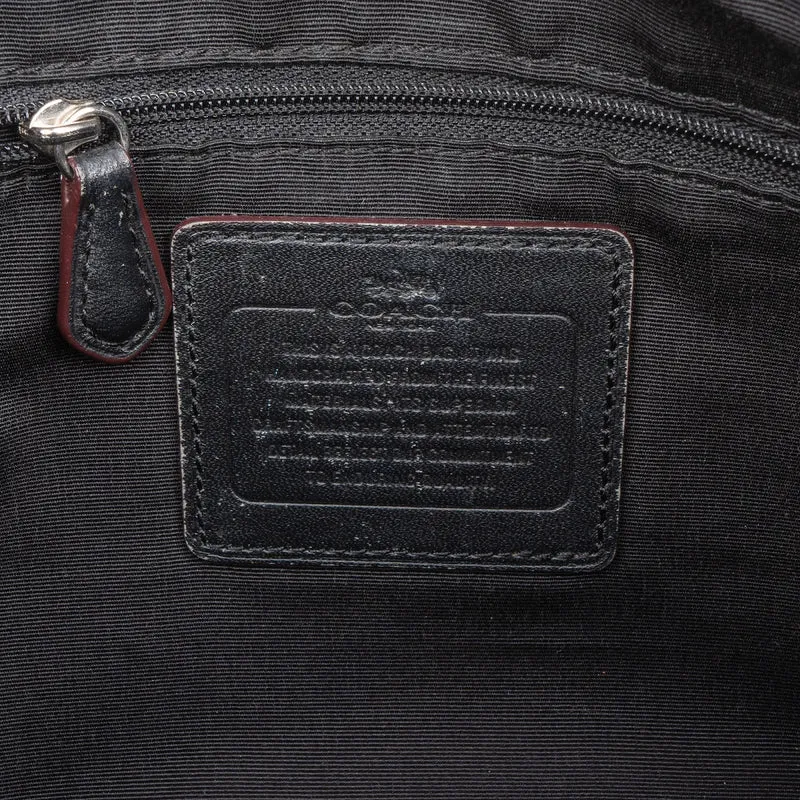 Coach Monogram Signature Canvas Prairie Satchel Handbag