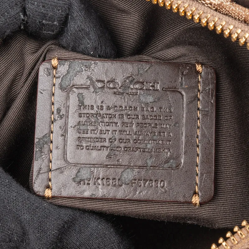 Coach Monogram Signature Gallery Mini Handbag