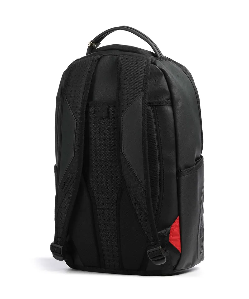 Sprayground Blacked Out Embossed Gold Tooth Rucksack black