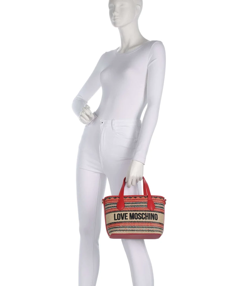 Love Moschino Sunset Stripes Handtasche multicolour/red