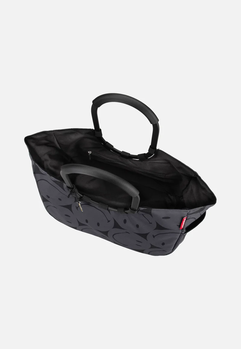 Loopshopper L Smiley Grey - Shopper
