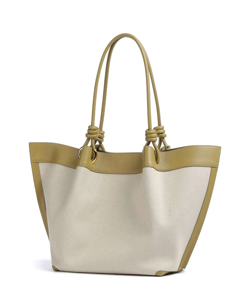 Coccinelle Finn Canvas Shopper natural/seagrass