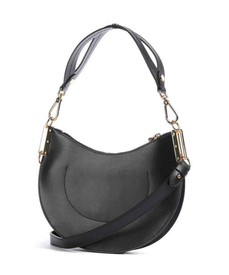 Coccinelle Sunup Monogram Sangallo Schultertasche noir