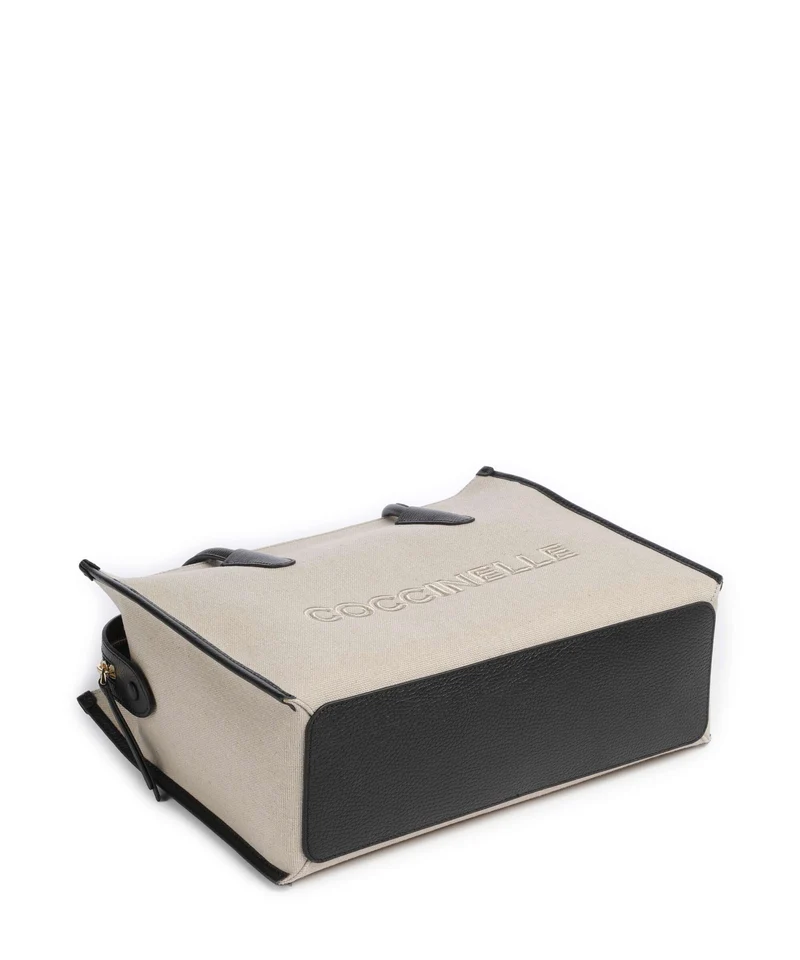 Coccinelle Myrtha Canvas Shopper natural/noir