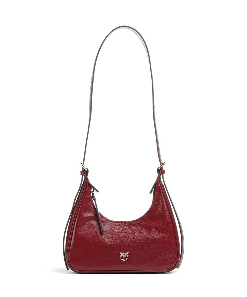 Pinko Miss Pinko Mini Schultertasche rosso scuro/gold mordore