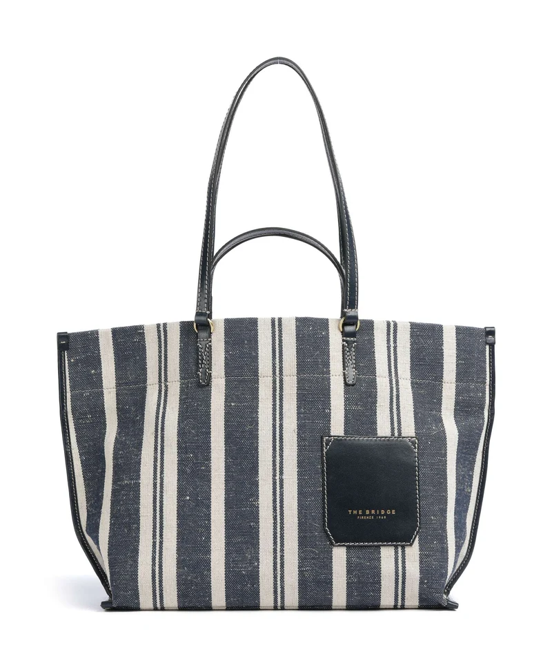 The Bridge Luna Shopper blu