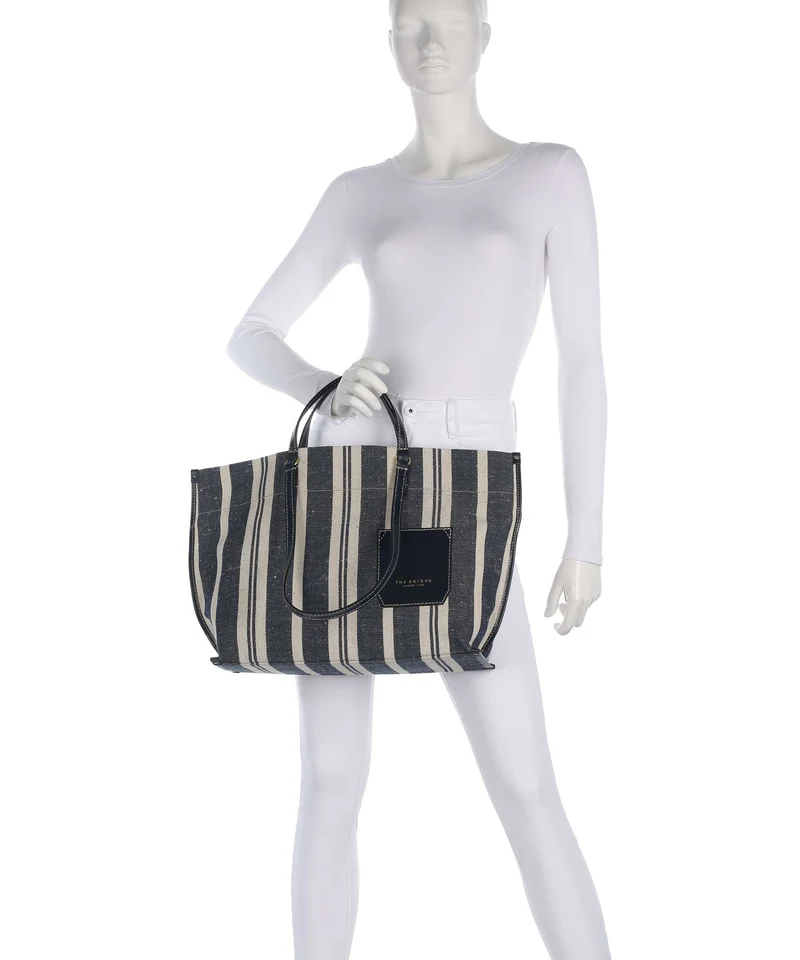 The Bridge Luna Shopper blu