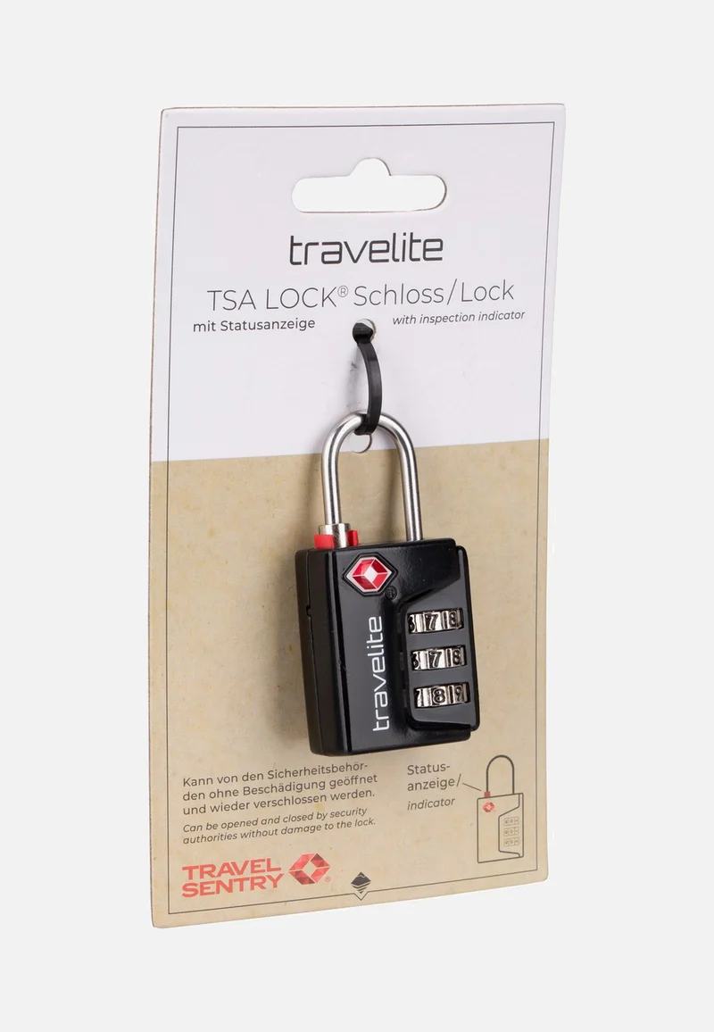 TSA 3er Kombilock TravelSentry Schwarz - Schloss