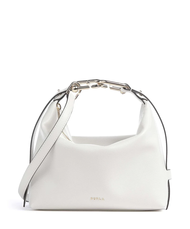 Furla Tonie Mini Schultertasche talco
