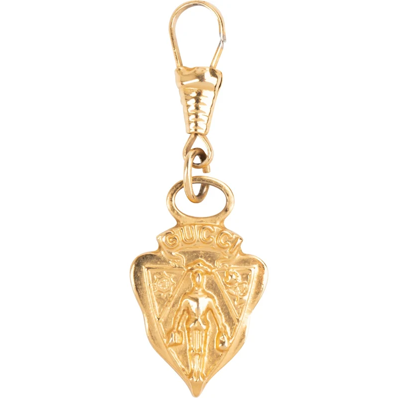 Gucci Golden Knight Crest Bag Charm Pendant