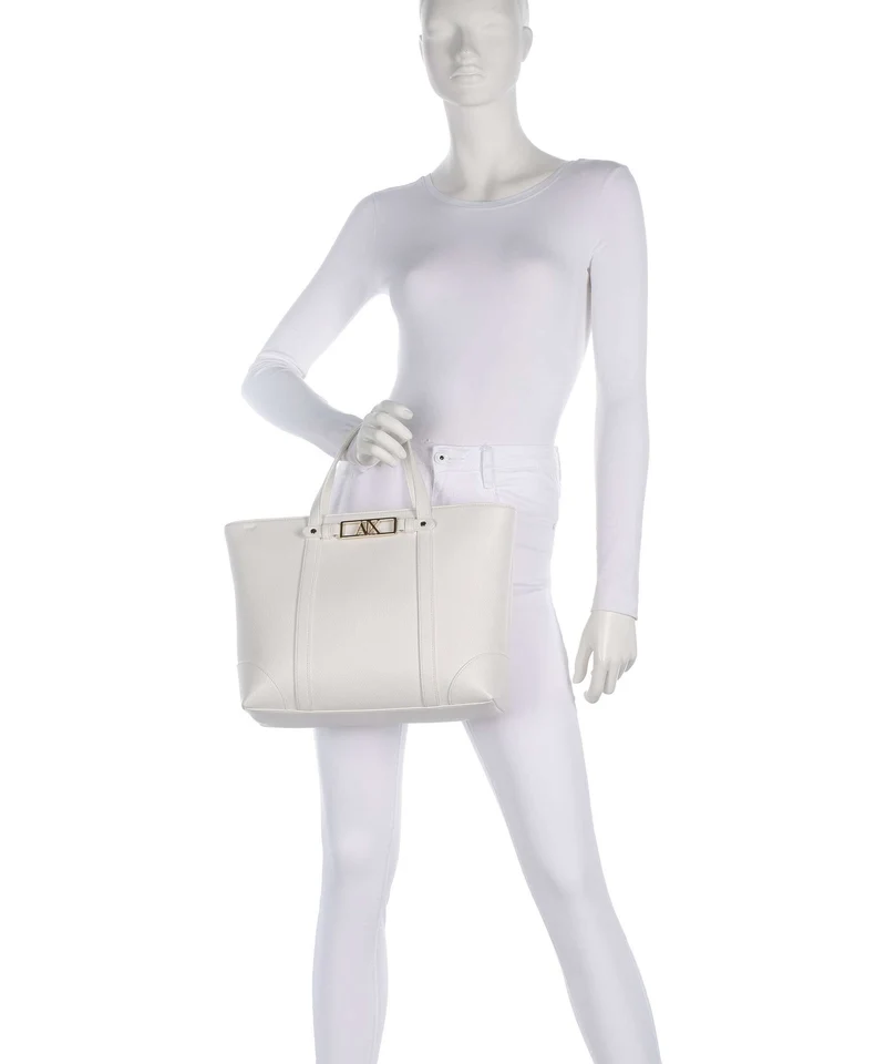 Armani Exchange Polly Handtasche off white