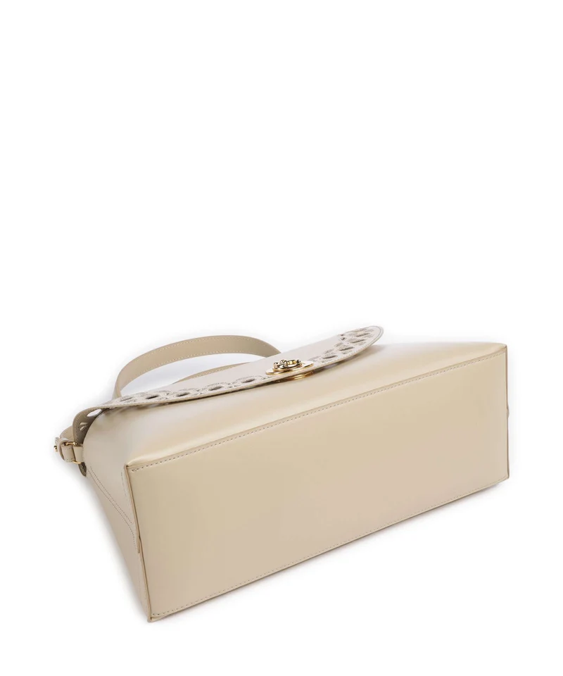 Coccinelle Nikla Monogram Sangallo Handtasche sandshell