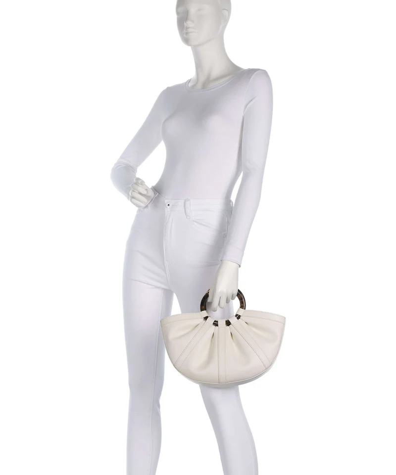 Coccinelle Shell Handtasche pearl