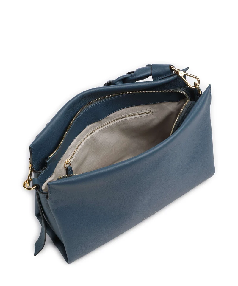 Coccinelle Boheme Grana Double Beuteltasche deep blue/sandshell