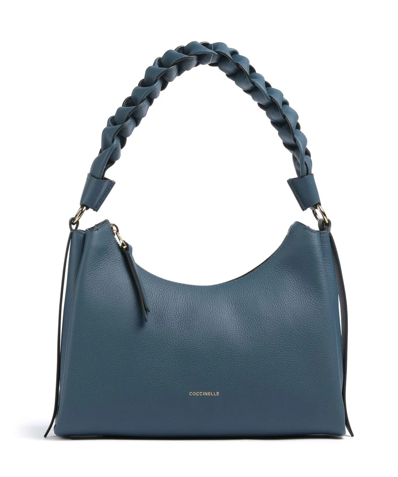 Coccinelle Boheme Grana Double Schultertasche deep blue/sandshell