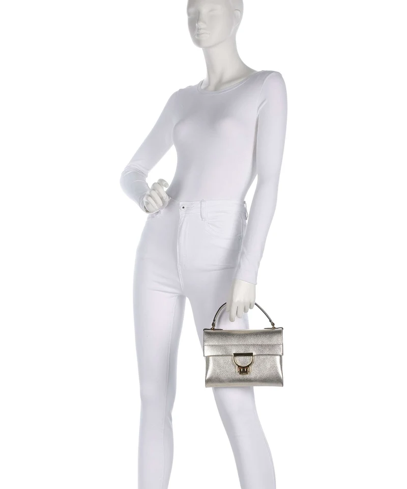 Coccinelle Arlettis Handtasche pale gold
